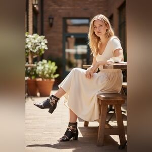 NEW! in box geniune​ leather from runway